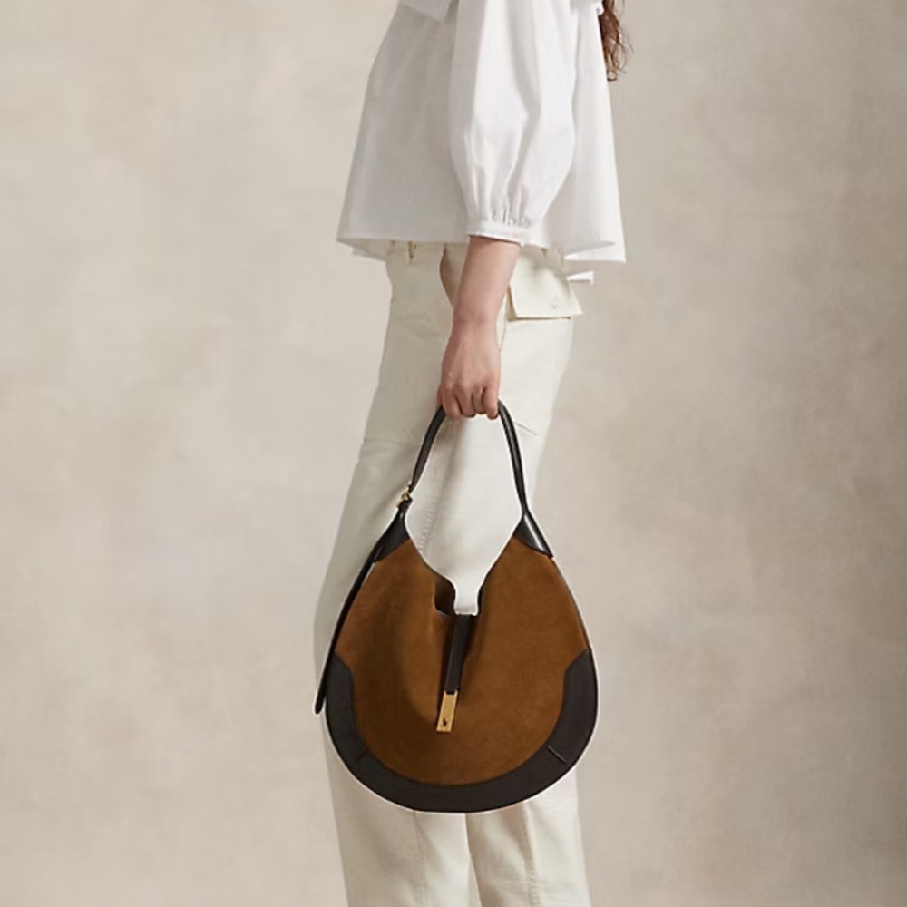 Ralph Lauren Brown and Black ID Bag - Picture 2 of 6